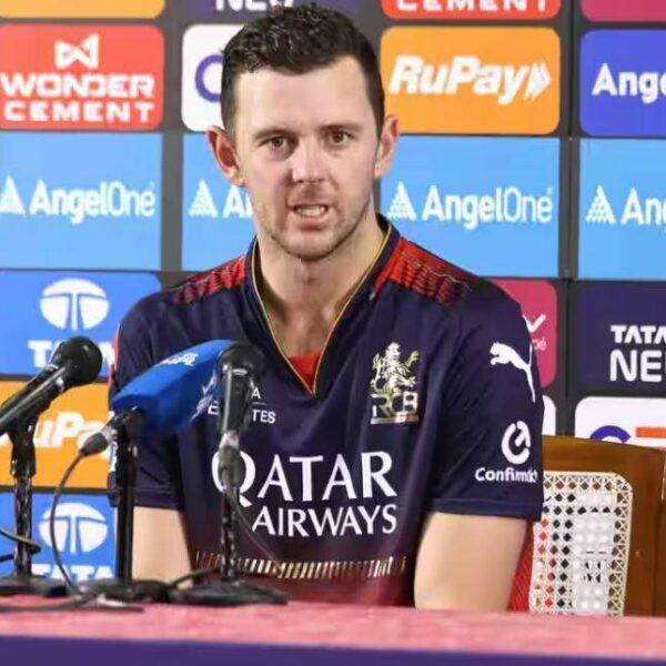 4 विकेट लेने के बावजूद खुश नही हैं जोश हेजलवुड, प्लेयर ऑफ द मैच लेते हुए जताई इस बात से नाराजगी