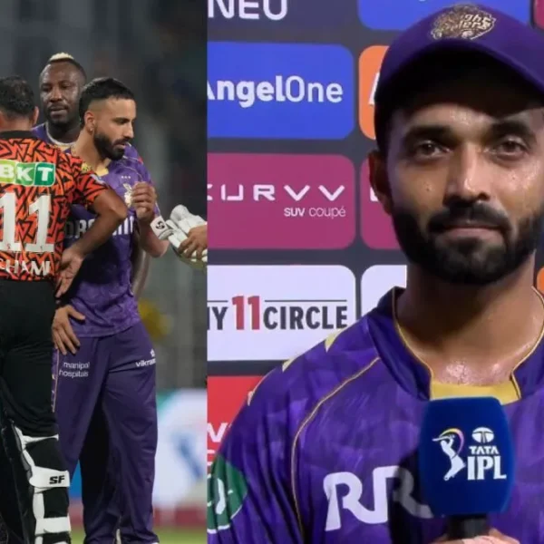 KKR vs SRH: अजिंक्य रहाणे की इस छोटी सी गलती की वजह से केकेआर को करना पड़ा 65 रनों से शर्मनाक हार का सामना