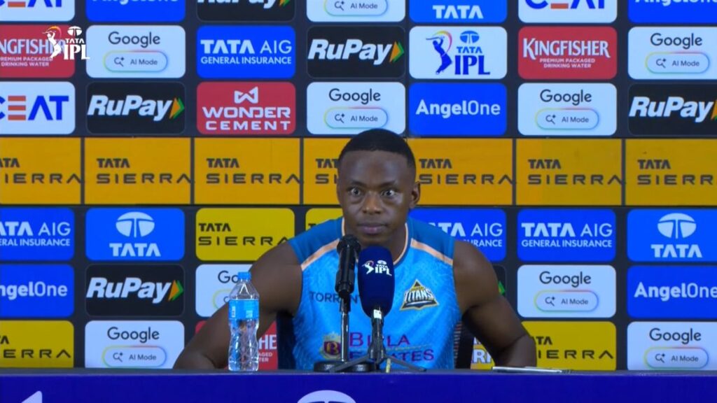 Kagiso Rabada post match GT