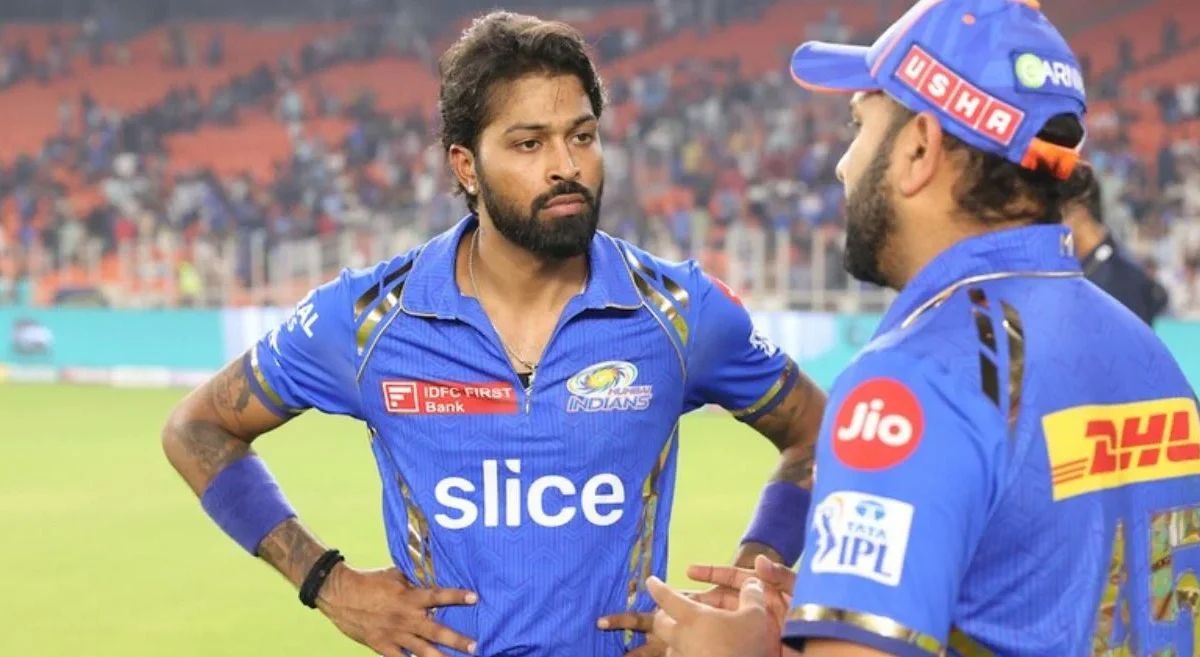 Mumbai Indians Hardik Pandya angry