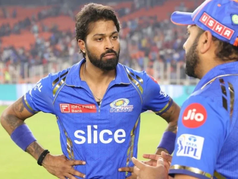 Mumbai Indians Hardik Pandya angry