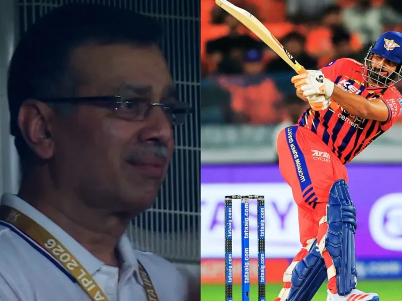 Rishabh Pant and Sanjiv Goenka