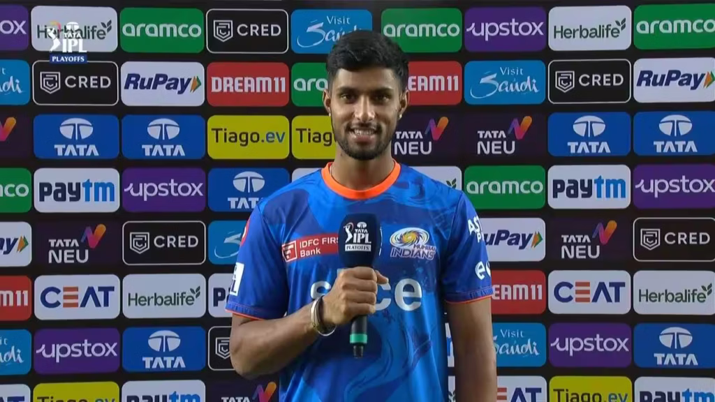 Tilak Varma Post Match GT