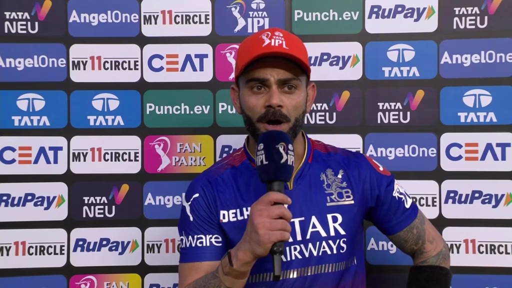 Virat Kohli post Match RCB