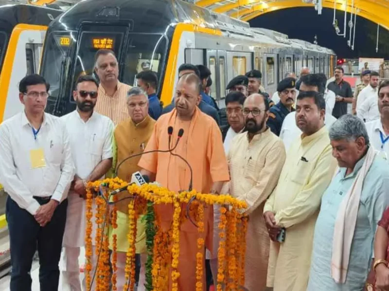 Yogi Adityanath in Agra