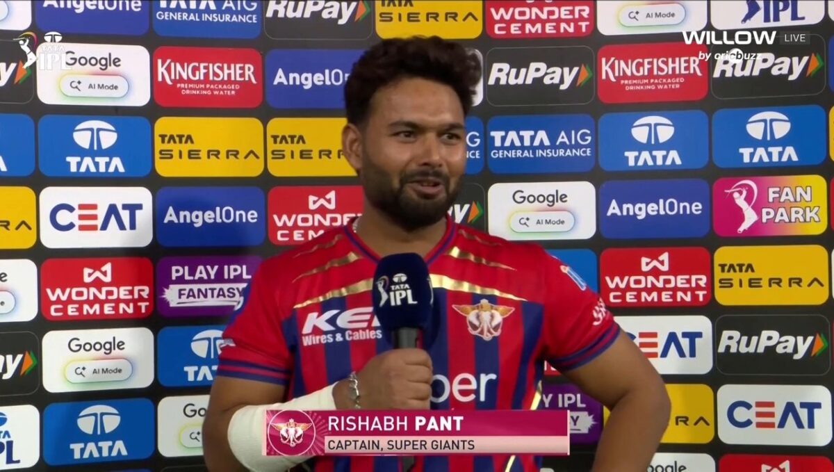 Rishabh Pant post match