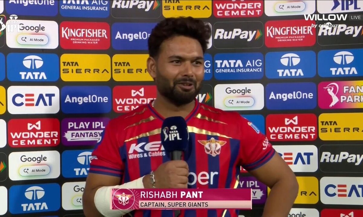 Rishabh Pant post match