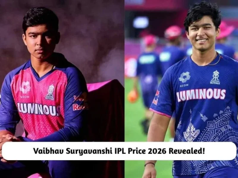 vaibhav suryavanshi net worth ipl 2026 salary