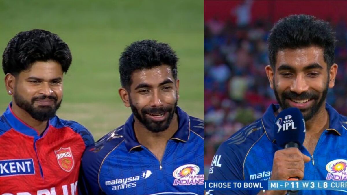 Mumbai Indians Jasprit Bumrah Toss PBKS