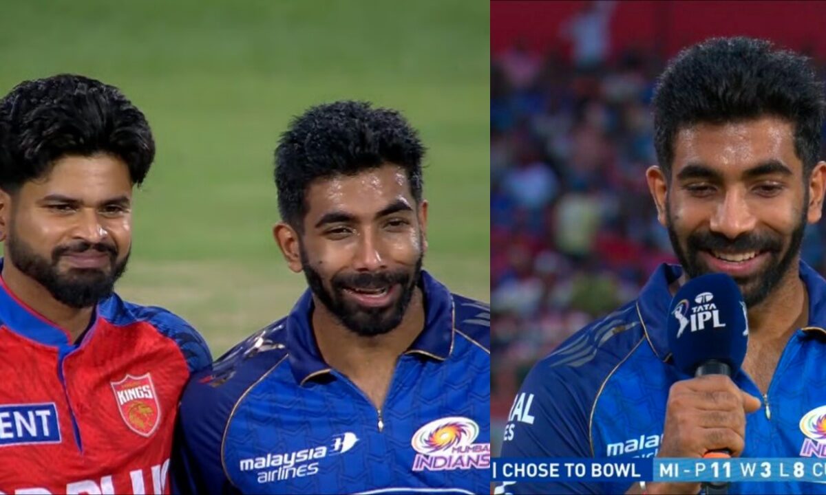 Mumbai Indians Jasprit Bumrah Toss PBKS