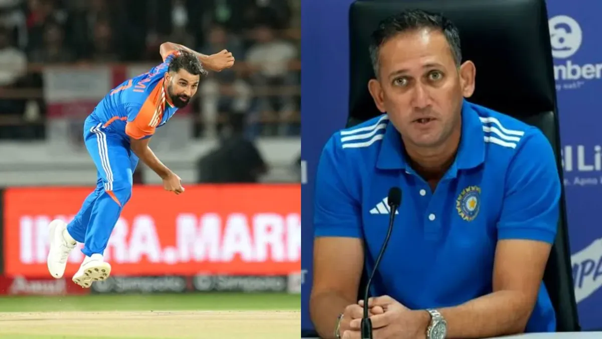 Mohammed Shami and Ajit Agarkar