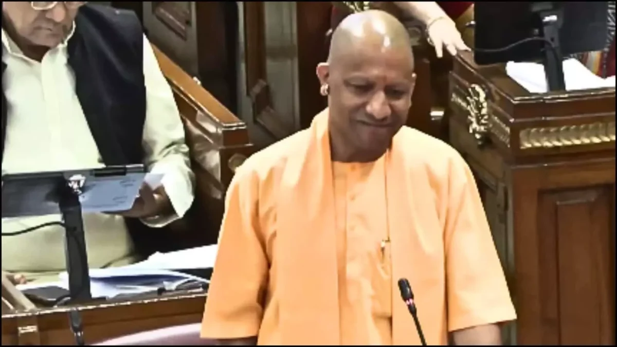 Yogi Adityanath in UP Assembly