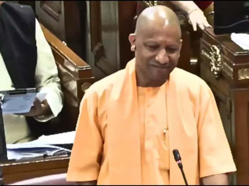 Yogi Adityanath in UP Assembly