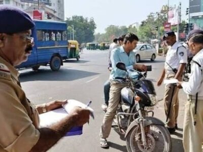 यूपी में ट्रैफिक नियम तोड़ने वालों पर बड़ा एक्शन, 18 हजार से ज्यादा चालान