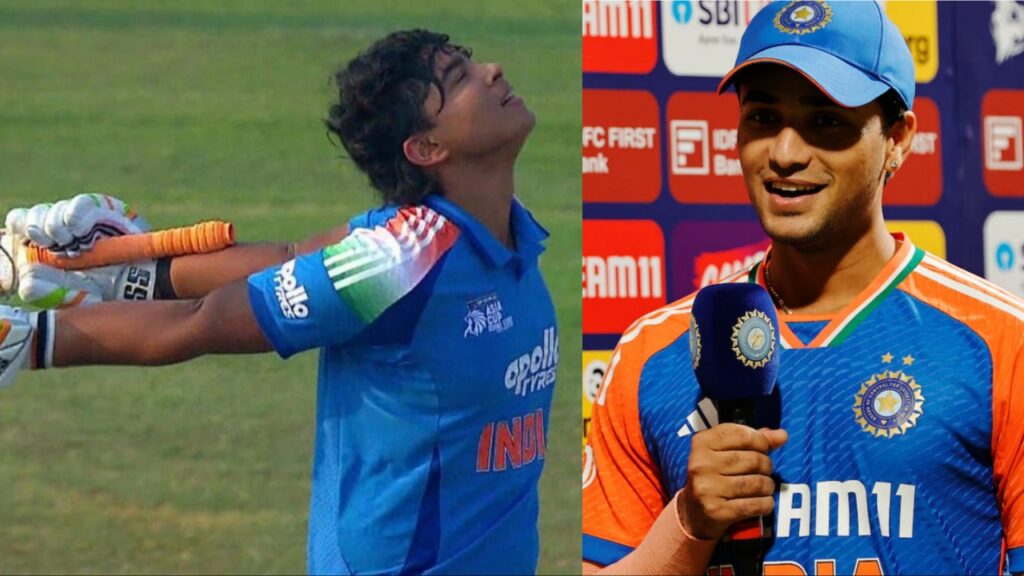 पहले टी20 मैच में मिली शिकस्त के बाद वैभव सूर्यवंशी को लेकर ये क्या बोल गए अभिषेक शर्मा, कहा “वो सवाल बहुत…​