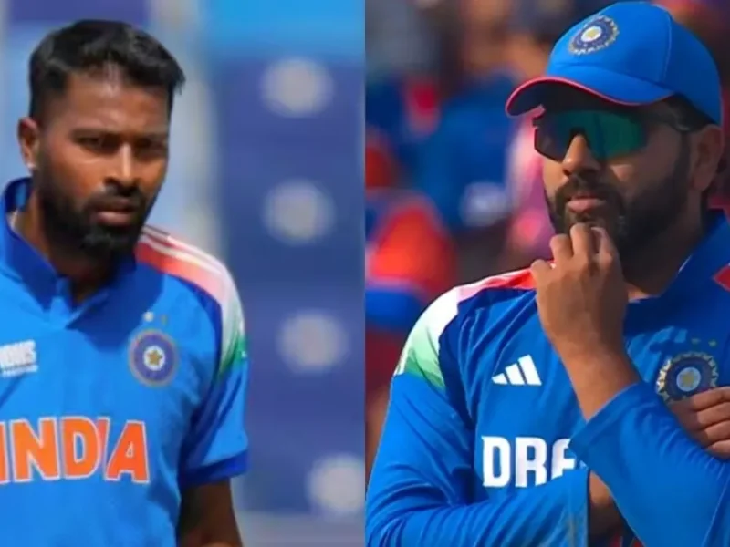 Hardik Pandya and Rohit Sharma