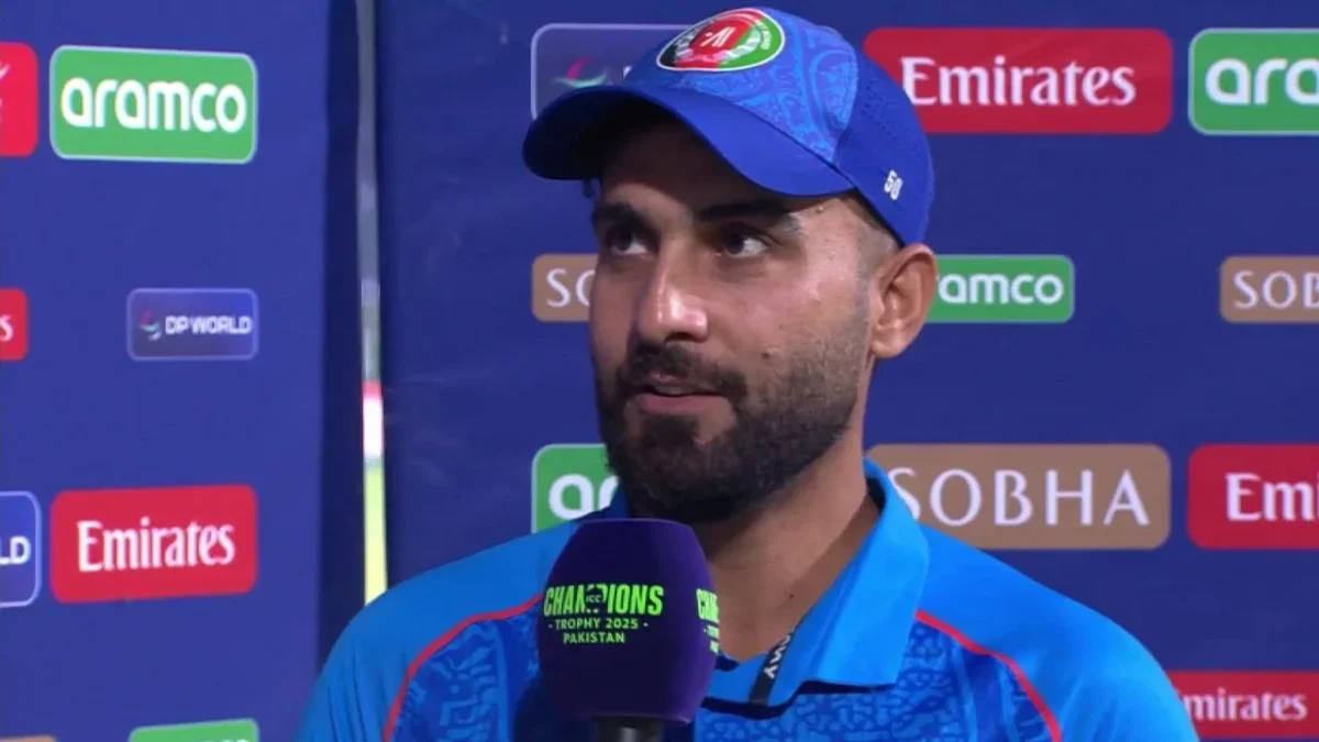 Hashmatullah Shahidi post MATCH