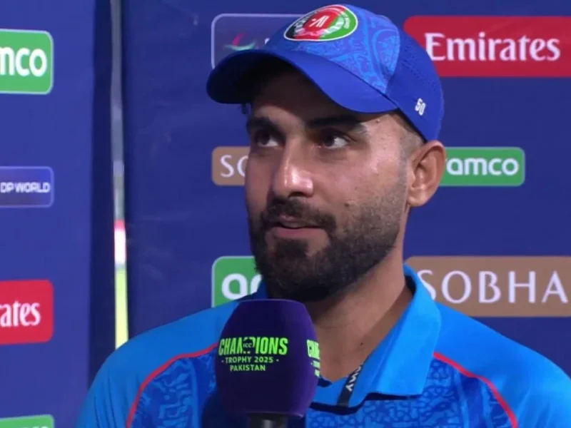 Hashmatullah Shahidi post MATCH