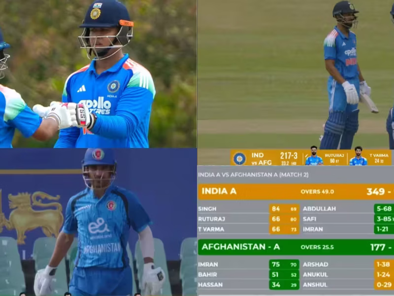 IND vs AFG Team India tri