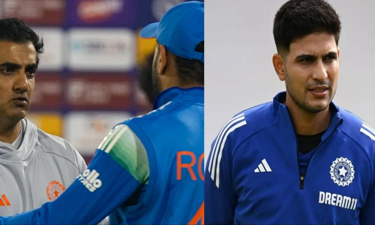 Shubman Gill Rohit Sharma and Gautam Gambhir