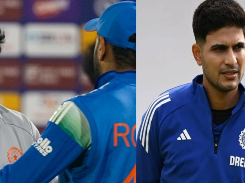 Shubman Gill Rohit Sharma and Gautam Gambhir