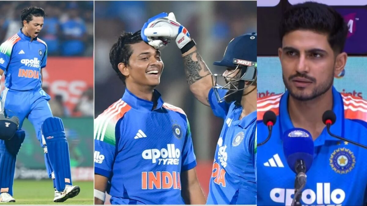 Shubman Gill Yashasvi Jaiswal and Virat Kohli
