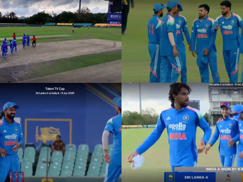 Team India IND A vs SL A win by 8 Runs