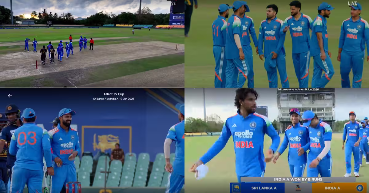 Team India IND A vs SL A win by 8 Runs