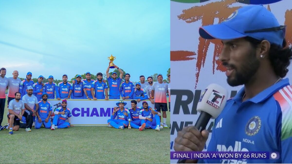 Tilak Varma Post Match IND vs SL Tri Series final
