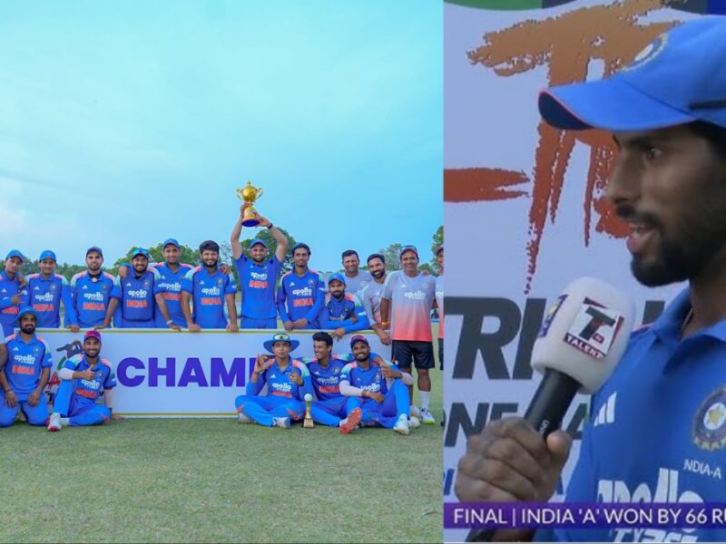 Tilak Varma Post Match IND vs SL Tri Series final