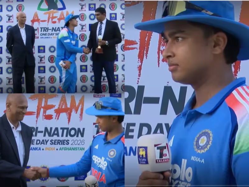 Vaibhav Sooryavanshi IND vs SL