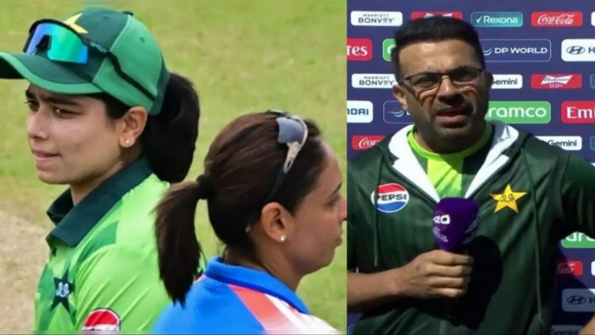 Wahab Riaz IND vs PAK No Handshake