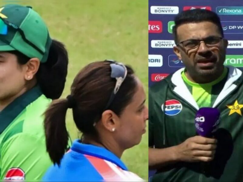 Wahab Riaz IND vs PAK No Handshake