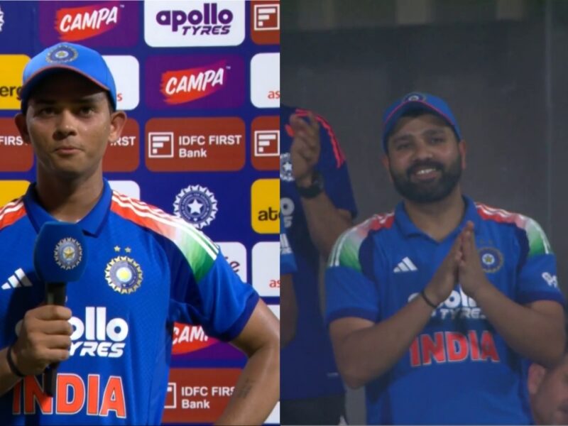 Yashavi Jaiswal Rohit Sharma Team India