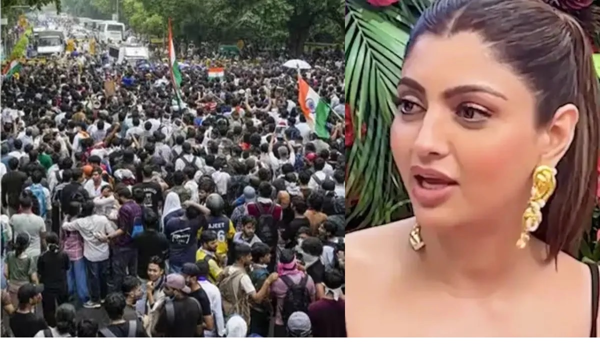 Akanksha Puri on protest