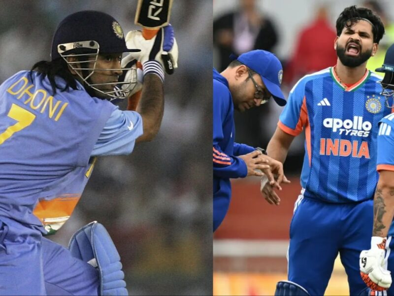 IND vs ENG Shreyas Iyer and MS Dhoni