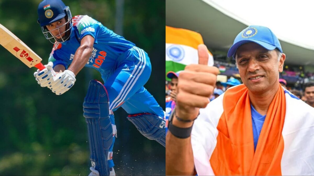 Rahul Dravid son Anvay Dravid IND
