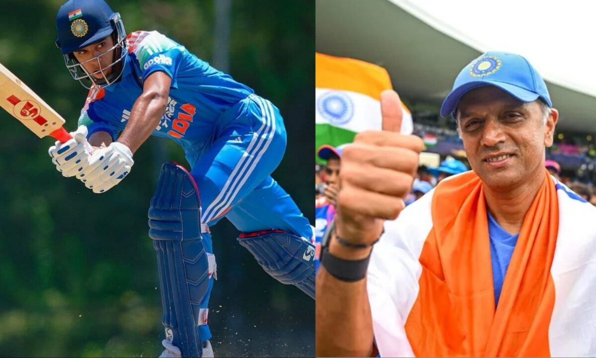 Rahul Dravid son Anvay Dravid IND
