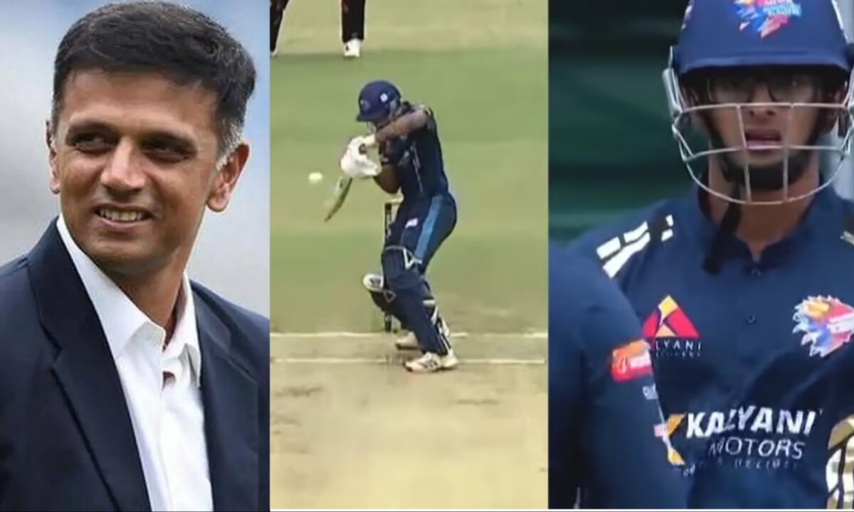 Rahul Dravid son Samit Dravid