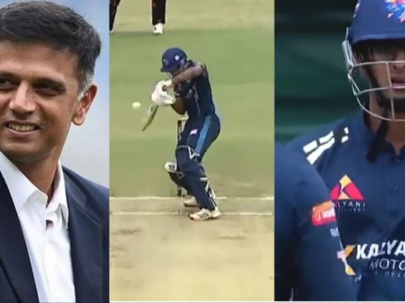 Rahul Dravid son Samit Dravid