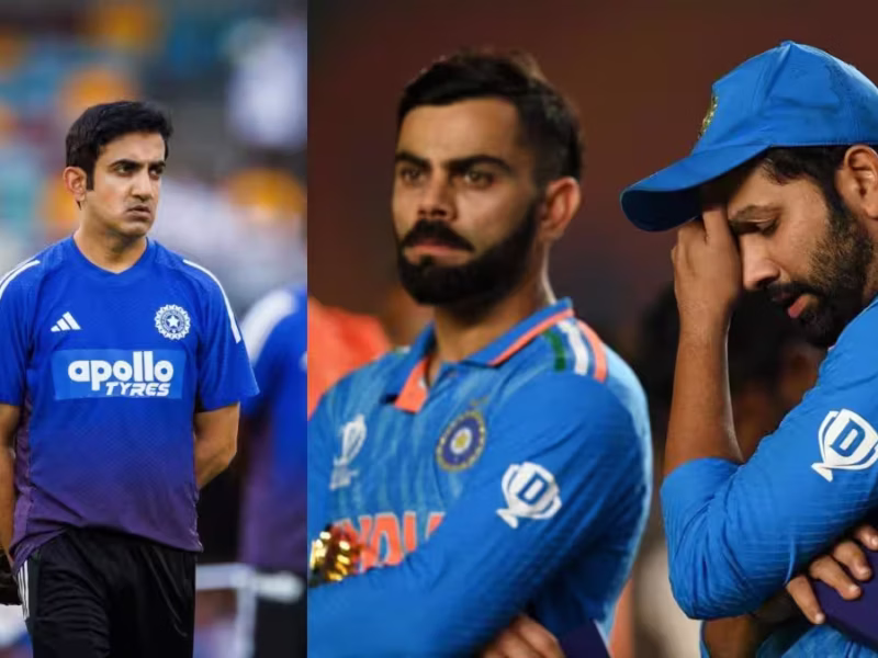 Rohit Sharma Gautam Gambhir Virat Kohli