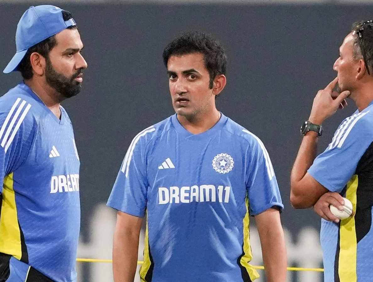 Rohit Sharma Gautam Gambhir and Ajit
