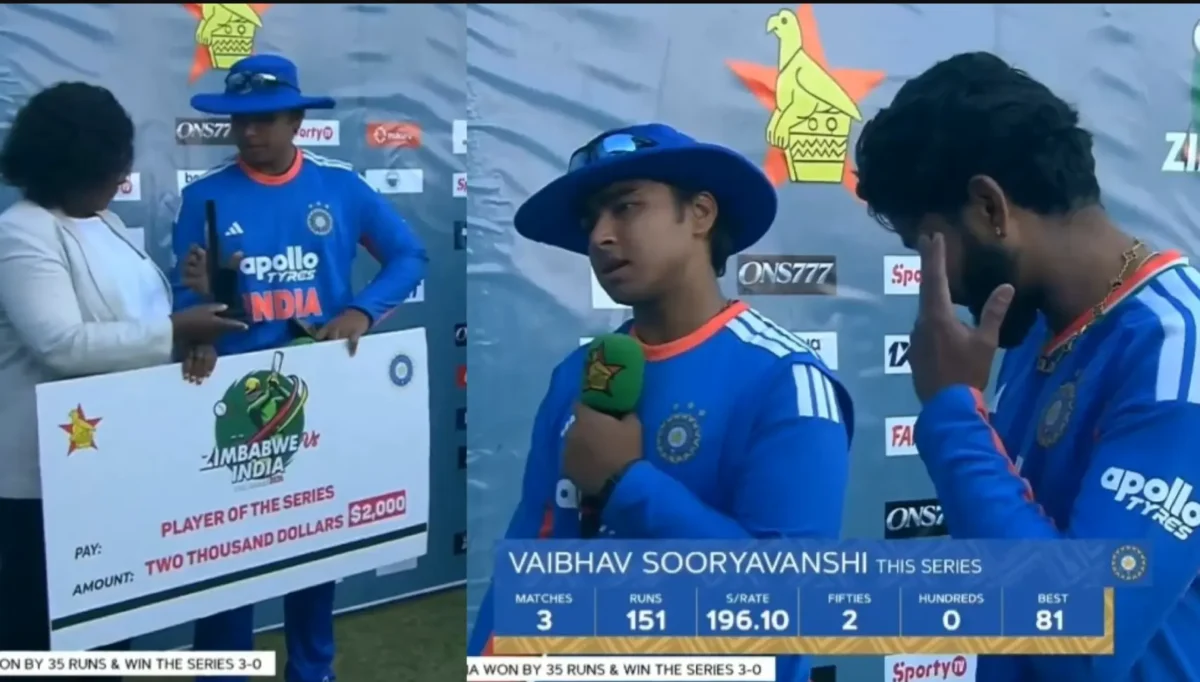 Vaibhav Sooryavanshi Player of the Match