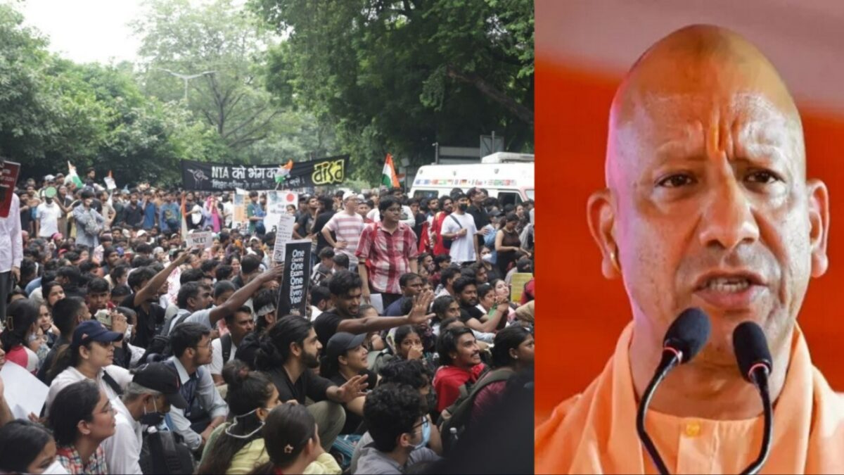 Yogi Adityanath NEET Protest