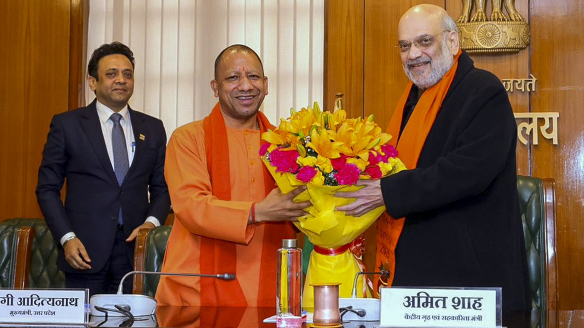Yogi Adityanath and Amit Shah
