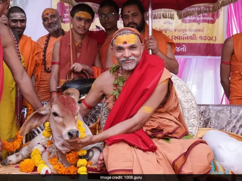 गौमाता के मुद्दे पर शंकराचार्य अविमुक्तेश्वरानंद का बड़ा बयान, बोले- भाजपा, कांग्रेस और सपा से हमारा कोई लेना-देना नहीं