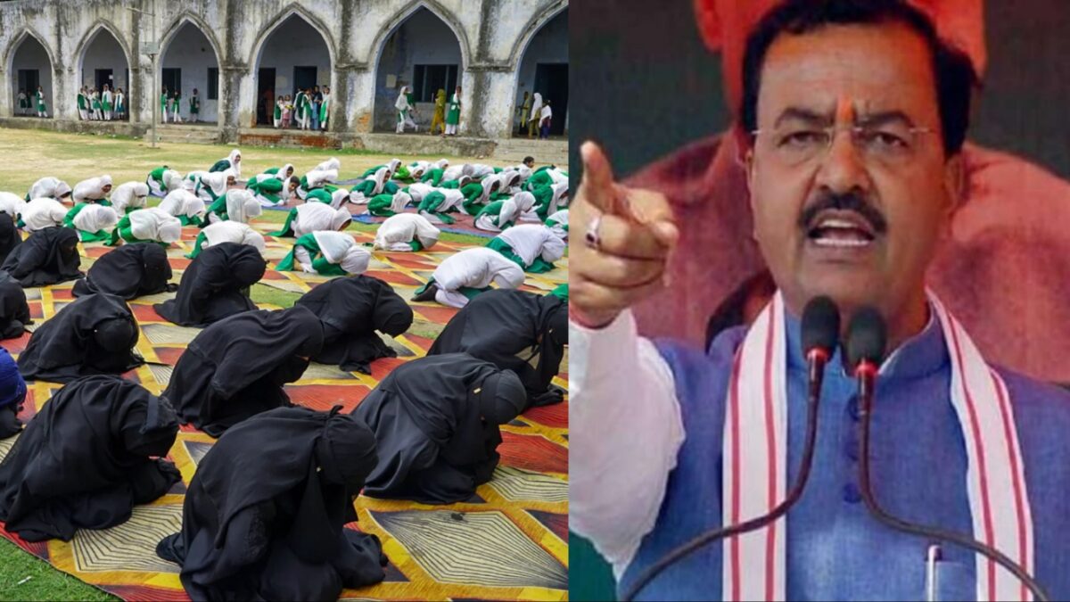 Keshav Prasad Maurya on Madarsa