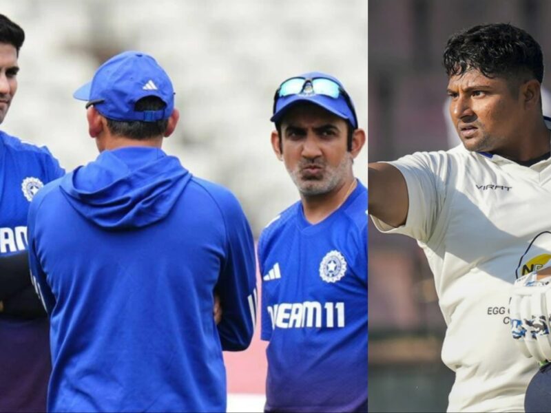 Safaraz Khan angry on Gautam Gambhir and Shubman Gill