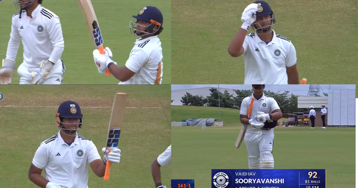 Vaibhav Sooryavanshi BCCI Duleep Trophy