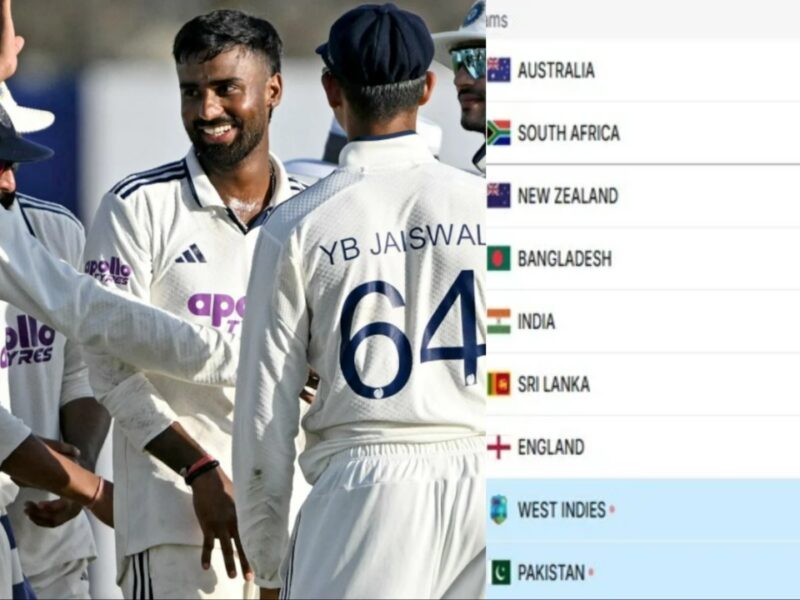 WTC Points Table IND v SL